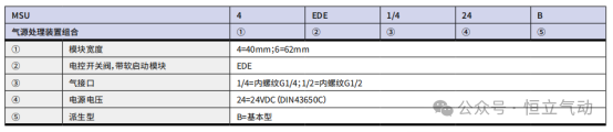 恒立氣動(dòng)明星產(chǎn)品—MSU系列氣源處理